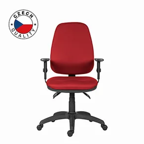 Krzesło ergonomiczne Powerton Office Anna, Czerwony